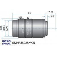 1/2-inch - 2/3-inch Format High Resolution Megapixel Lens