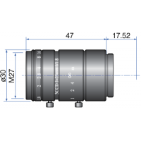 1/2-inch Format 3 CCD Megapixel Lens